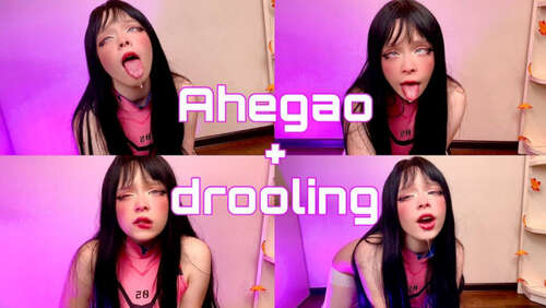 OlashPeachy – Ahegao drooling slut mind control 1080p - Cover