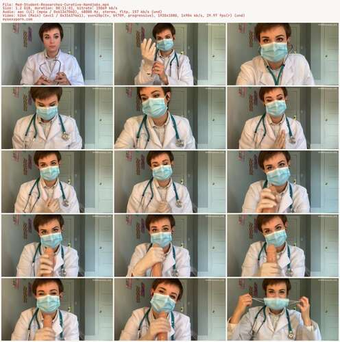 Nina Crowne - Med Student Researches Curative Handjobs 1080p - Preview