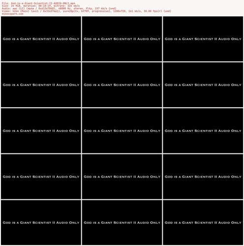 Nina Crowne - God is a Giant Scientist II AUDIO ONLY 720p - Preview