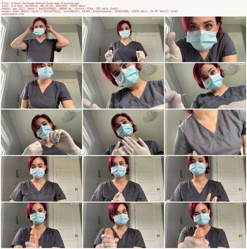 Nina Crowne - A Most Thorough Dental Exam amp Cleaning 1080p - Preview