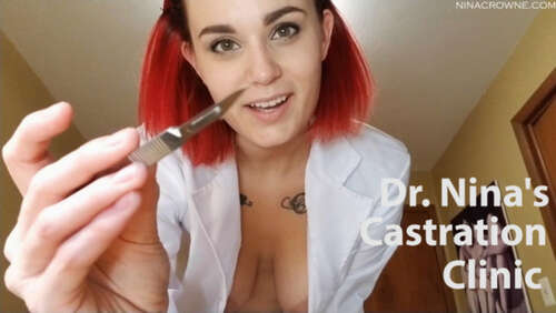 Nina Crowne – Dr Nina s Castration Clinic 720p - Cover