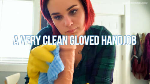 Nina Crowne – A Very Clean Gloved Handjob 1080p - Cover
