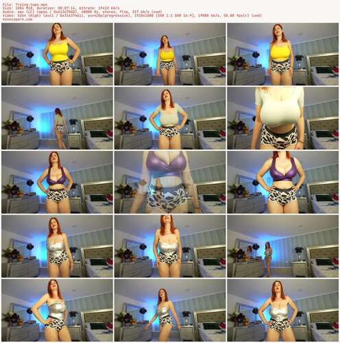 AlexsisFaye - Trying tops 1080p - Preview