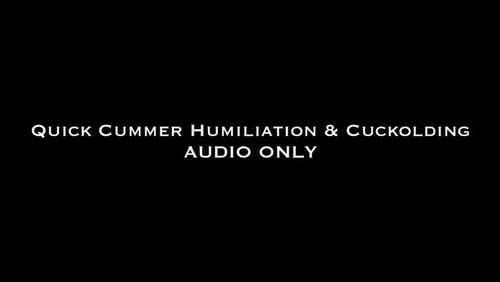 Nina Crowne – Quick Cummer Humiliation AUDIO ONLY 720p - Cover