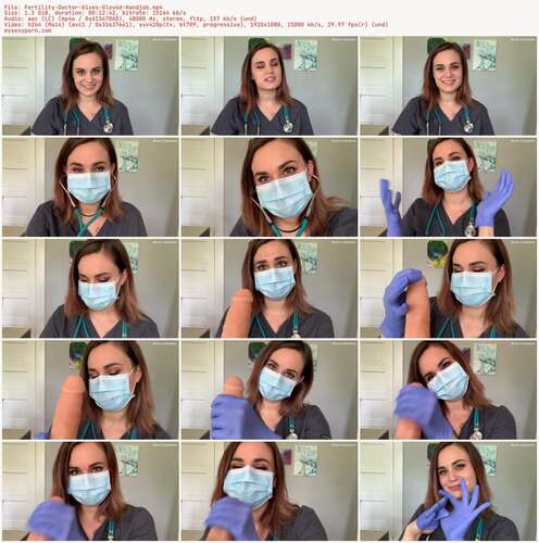 Nina Crowne - Fertility Doctor Gives Gloved Handjob 1080p - Preview