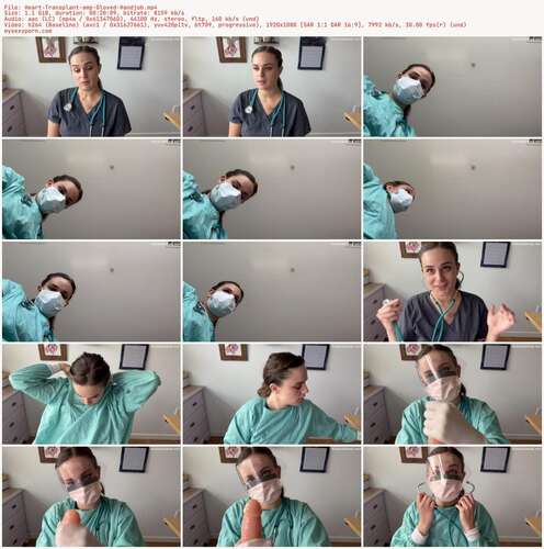 Nina Crowne - Heart Transplant amp Gloved Handjob 1080p - Preview