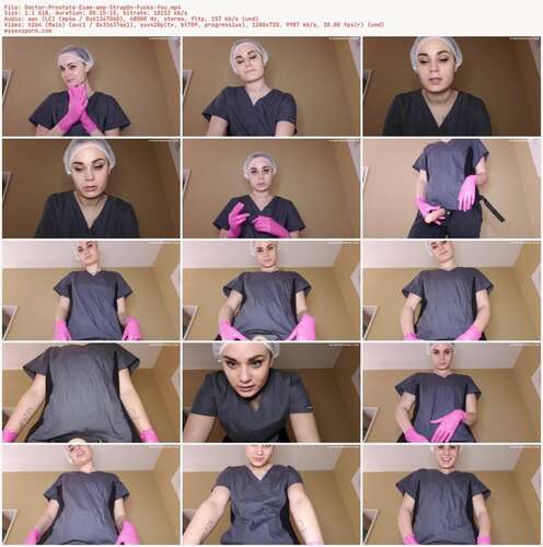 Nina Crowne - Doctor Prostate Exam amp StrapOn Fucks You 720p - Preview