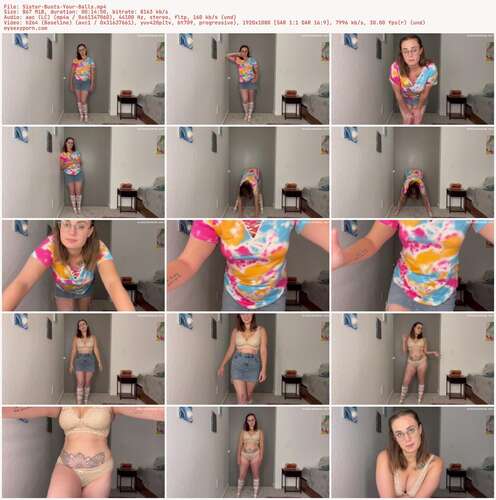 Nina Crowne - Sister Busts Your Balls 1080p - Preview