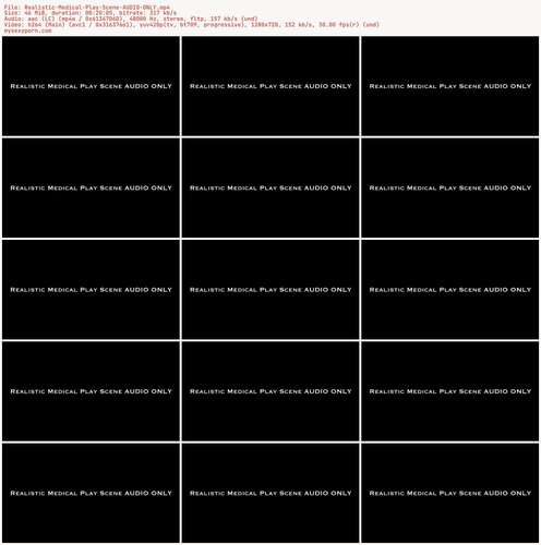 Nina Crowne - Realistic Medical Play Scene AUDIO ONLY 720p - Preview