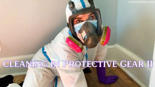 Nina Crowne – Cleaning in Protective Gear II 1080p - Cover