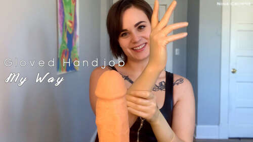 Nina Crowne – Gloved Handjob My Way 1080p - Cover