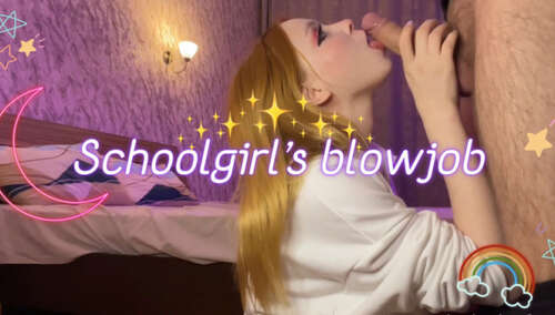 OlashPeachy – Schoolgirl sucks her tutor 1080p - Cover