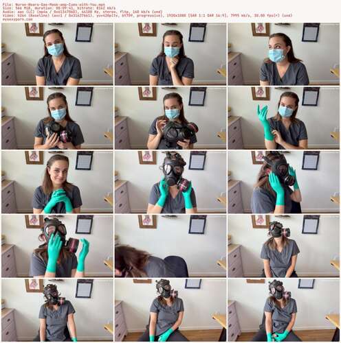 Nina Crowne - Nurse Wears Gas Mask amp Cums with You 1080p - Preview
