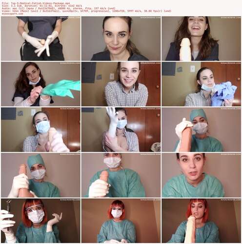 Nina Crowne - Top 5 Medical Fetish Videos Package 720p - Preview