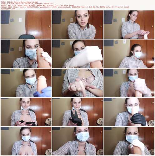 Nina Crowne - Clinic Intern Gloved Handjob 720p - Preview