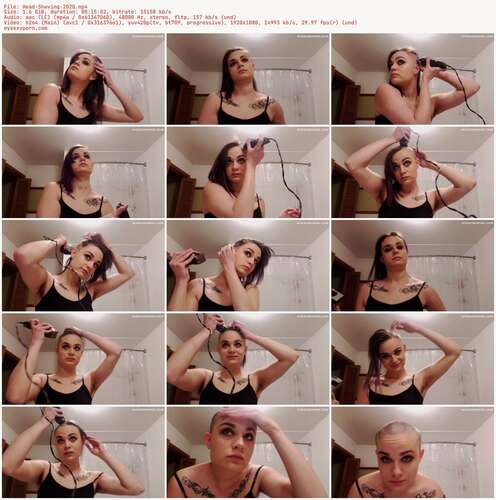 Nina Crowne - Head Shaving 2020 1080p - Preview