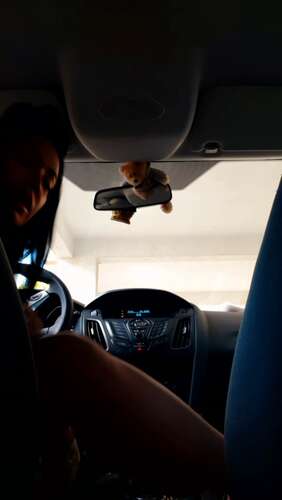 Monicasanthiagoxxx – I Sat With My Ass The Gear Shift 1280p - Cover