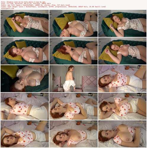 AlexsisFaye - Stepbro cums on my tits while I nap 4k 2160p - Preview