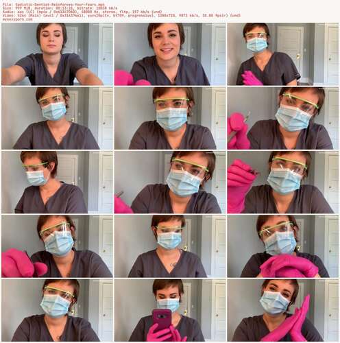 Nina Crowne - Sadistic Dentist Reinforces Your Fears 720p - Preview