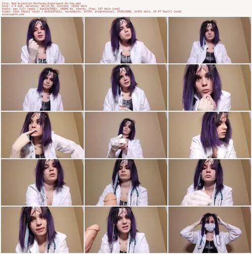 Nina Crowne - Mad Scientist Performs Experiment On You 1080p - Preview