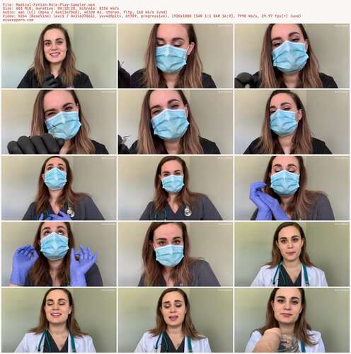 Nina Crowne - Medical Fetish Role Play Sampler 1080p - Preview