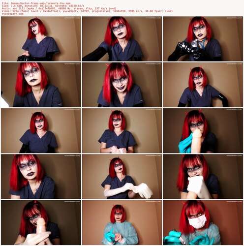 Nina Crowne - Demon Doctor Traps amp Torments You 720p - Preview