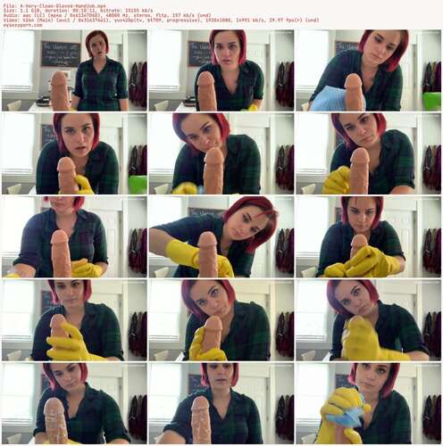 Nina Crowne - A Very Clean Gloved Handjob 1080p - Preview