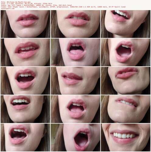 Nina Crowne - HD Close Up Mouth Cum 720p - Preview