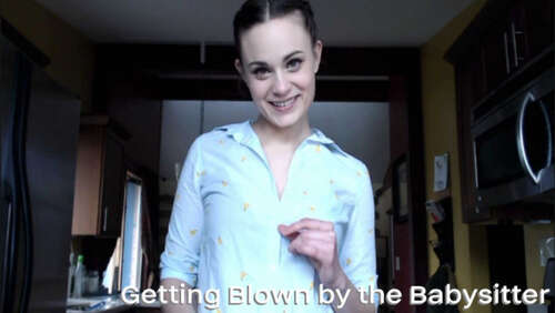 Nina Crowne – Getting Blown by the Babysitter 480p - Cover