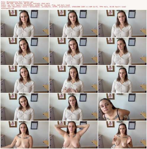 Nina Crowne - Blackmailing Your Teacher 1080p - Preview