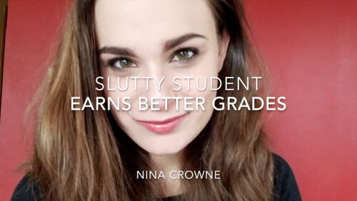 Nina Crowne – Slutty Student Earns Better Grades 720p - Cover