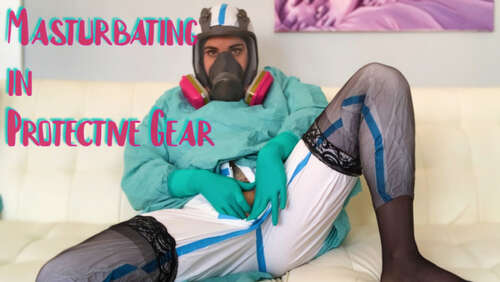 Nina Crowne – Masturbating in Protective Gear 1080p - Cover