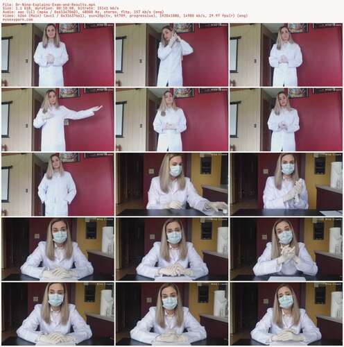Nina Crowne - Dr Nina Explains Exam and Results 1080p - Preview