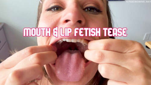 Nina Crowne – Mouth amp Lip Fetish Tease 1080p - Cover