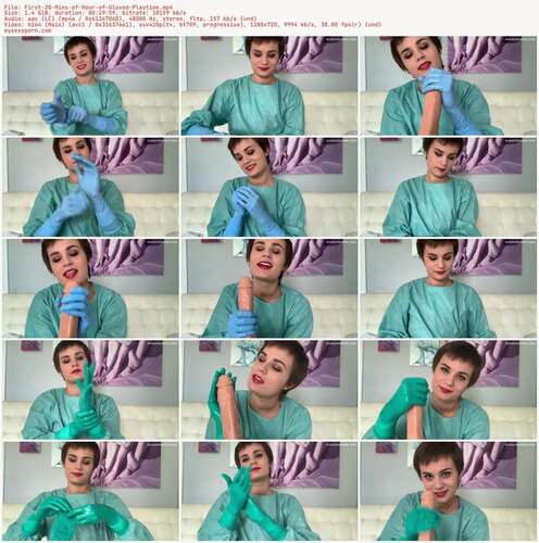 Nina Crowne - First 20 Mins of Hour of Gloved Playtime 720p - Preview