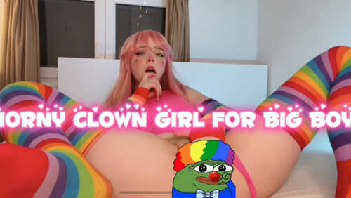 OlashPeachy – Clown girl feels horny for big cock 1080p - Cover