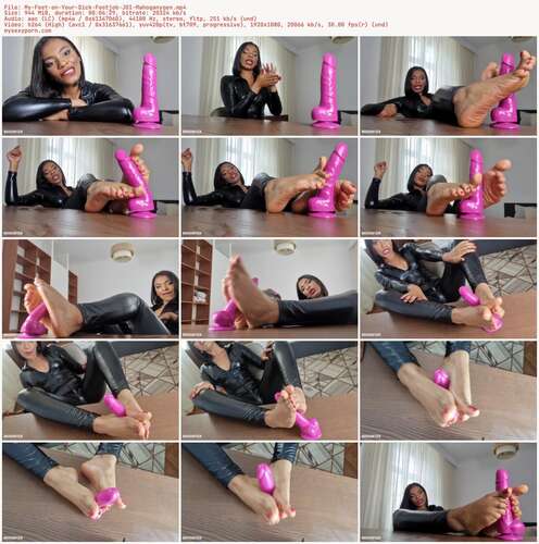 MahoganyQen - My Feet on Your Dick Footjob JOI Mahoganyqen 1080p - Preview