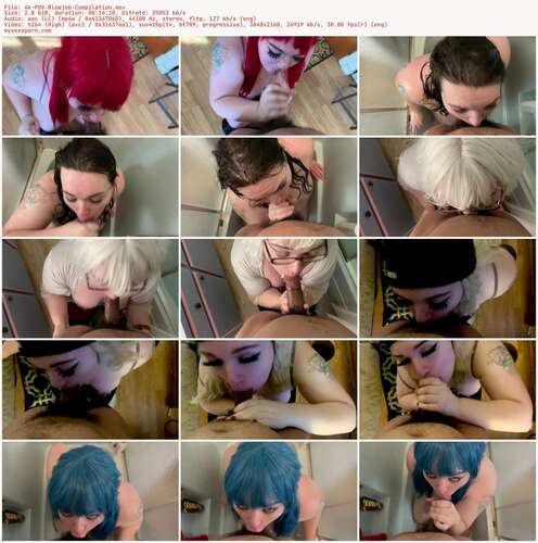 Lexxiblakk - 4k POV Blowjob Compilation 2160p - Preview