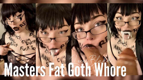 Lexxiblakk – Masters Fat Goth Whore 704p - Cover