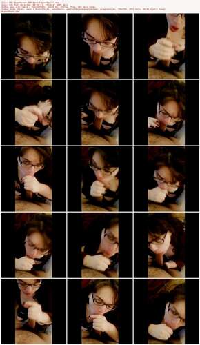 Lexxiblakk - POV Deepthroat BBW Nerd Takes Facial 720p - Preview