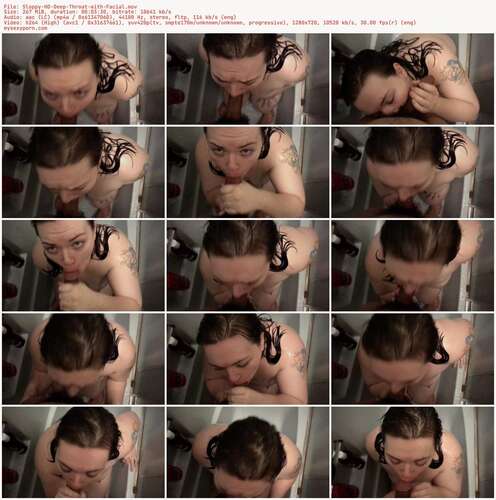 Lexxiblakk - Sloppy HD Deep Throat with Facial 720p - Preview
