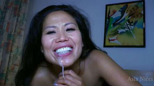 Asia Nicci – Masturbation and blowjob cum play 1080p - Cover