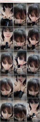 Lexxiblakk - POV Extreme Gagging Goth DeepThroat 1080p - Preview