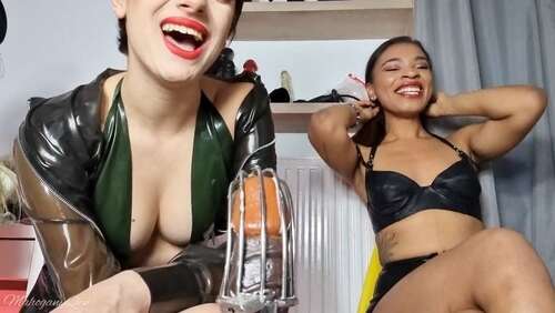 MahoganyQen – Small Cock In Cage For Goddessess 1080p - Cover