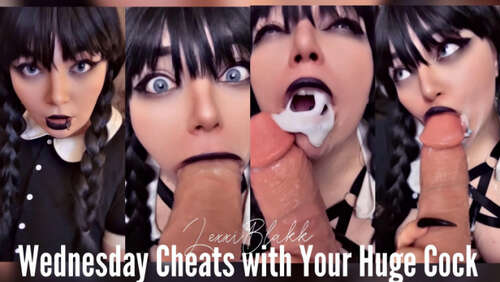 Lexxiblakk – Wednesday Cheats with Your Huge Cock 720p - Cover