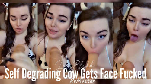 Lexxiblakk – Self Degrading Cow Gets Face Fucked REMASTER 720p - Cover