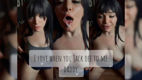 Lexxiblakk – Cum on my face Daddy JOI 1920p - Cover