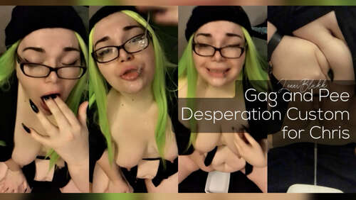 Lexxiblakk – Gag and Pee Desperation Custom for Chris 720p - Cover