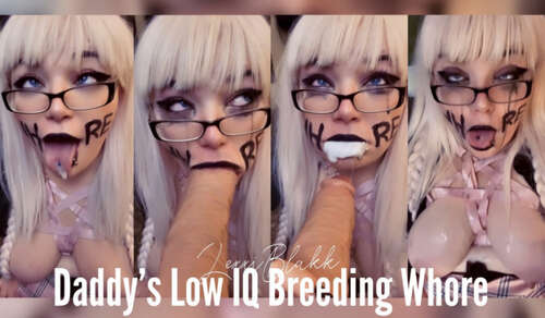 Lexxiblakk – Daddy s Low IQ Breeding Whore 720p - Cover