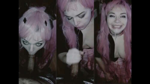 Lexxiblakk – Demon Slut takes Facial 456p - Cover